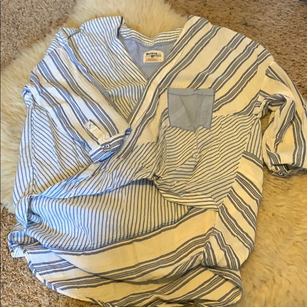Anthropologie Holding Horses Top